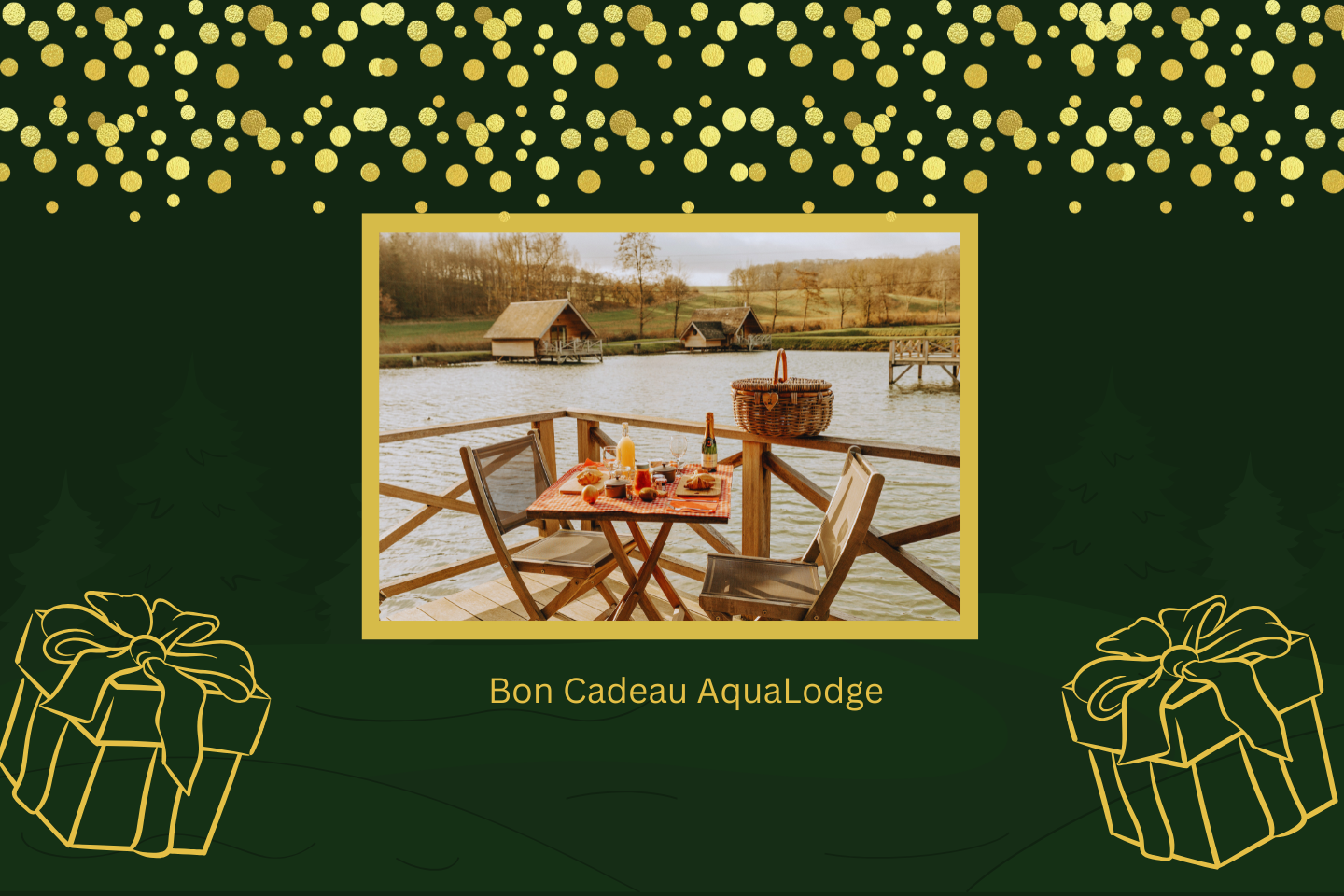 Bon cadeau aqualodge pour Noël